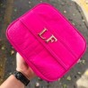 Crossbody Croco Hot Pink (Herraje Oro)