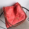 Hera Bag Cadena Oro Color Coral