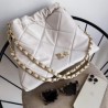 Hera Bag Cadena Oro Color Latte