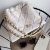 Hera Bag Cadena Oro Color Latte