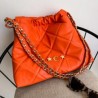 Hera Bag Cadena Oro Color Orange