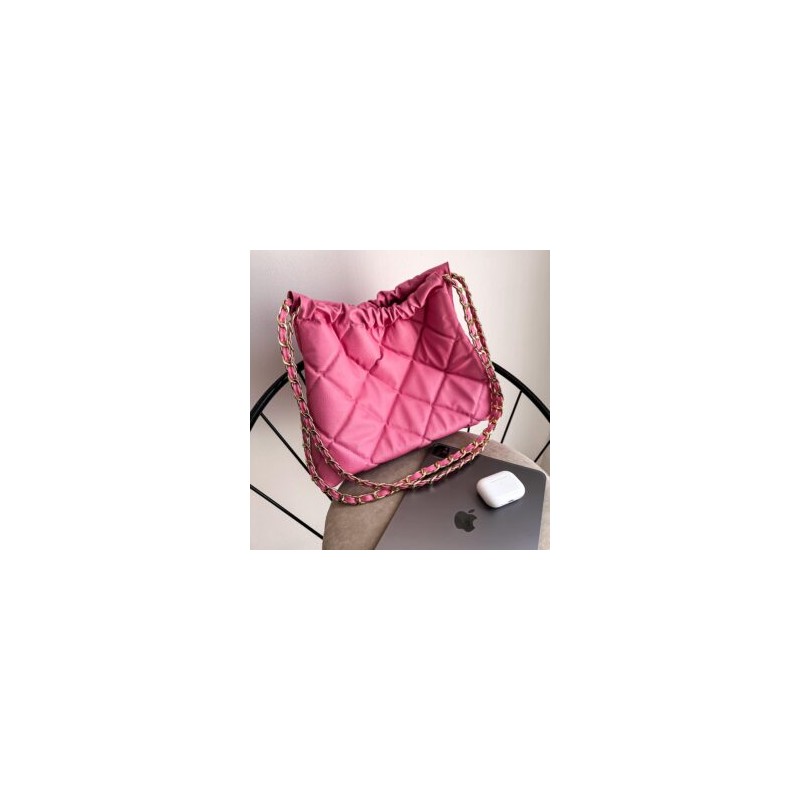 Hera Bag Cadena Oro Color Rosa Pop