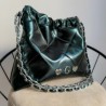 Hera Bag Cadena Plata Color Deep Green