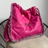 Hera Bag Cadena Plata Color Fucsia