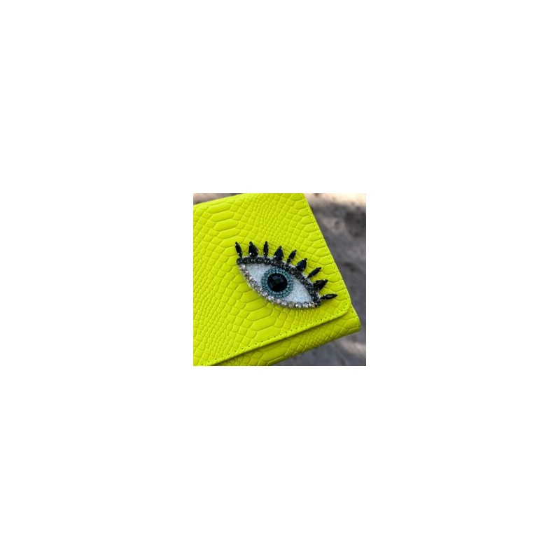 Herraje Eye Negro + Blanco 100% Cristal