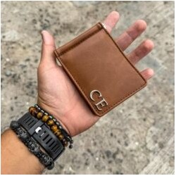 Money Clip Wallet Man Crazy Tan