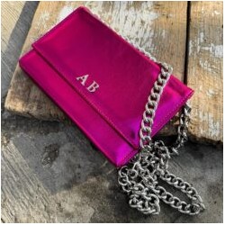 Aura Clutch – Bag Bugambilia Shine Cadena Chunky Plata