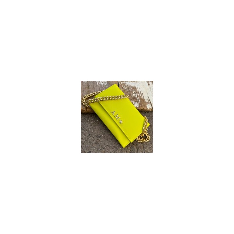 Aura Clutch – Bag Lima Cadena Chunky Oro