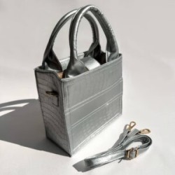 Bolso Atenea Tote Silver