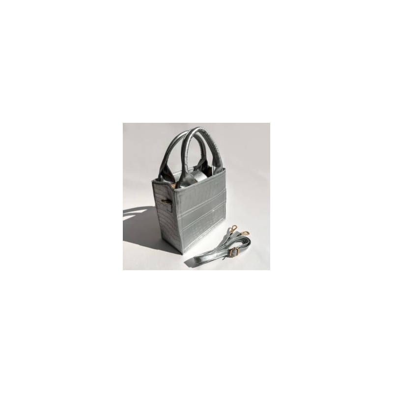 Bolso Atenea Tote Silver