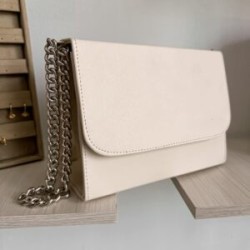 Bolso GAIA (Cadena Chunky Plata) Ice