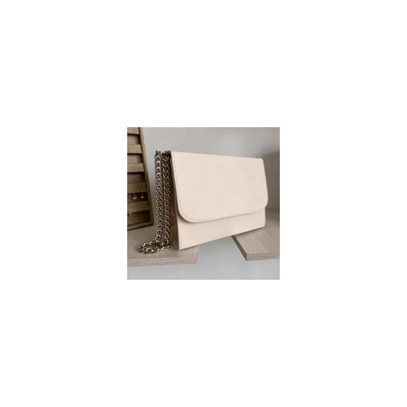 Bolso GAIA (Cadena Chunky Plata) Ice