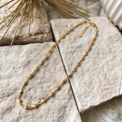 Choker mini estrellas continuas Chapa de Oro 18K